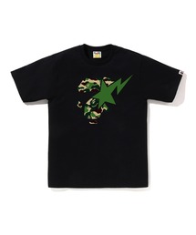 A BATHING APE(�A�x�C�V���O�G�C�v)��ABC CAMO APE FACE STA TEE(T�V���c/�J�b�g�\�[)