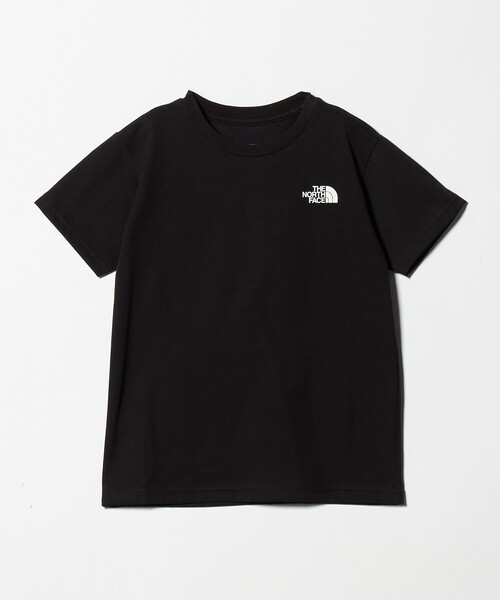 THE NORTH FACE(ザノースフェイス)の「<THE NORTH FACE>バンダナ スクェア ロゴ Tシャツ / キッズ130cm-160cm(Tシャツ/カットソー・キッズ・ホワイト/ブラック/ネイビー・130cm/160cm/150cm/140cm)」の2枚目の写真