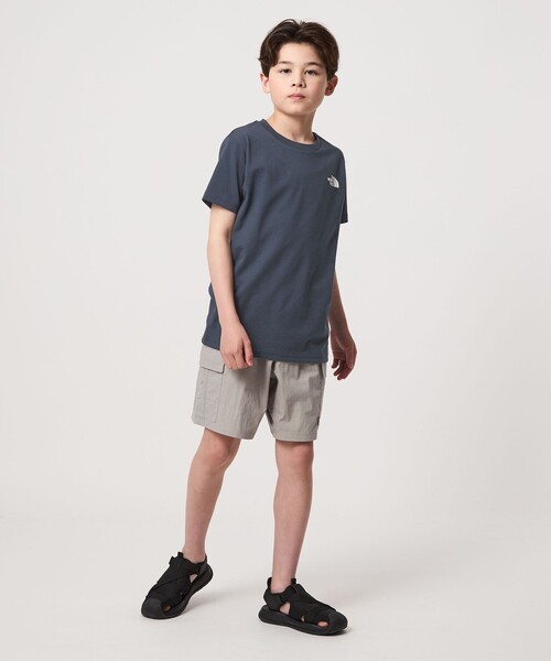 THE NORTH FACE(ザノースフェイス)の「<THE NORTH FACE>バンダナ スクェア ロゴ Tシャツ / キッズ130cm-160cm(Tシャツ/カットソー・キッズ・ホワイト/ブラック/ネイビー・130cm/160cm/150cm/140cm)」の15枚目の写真