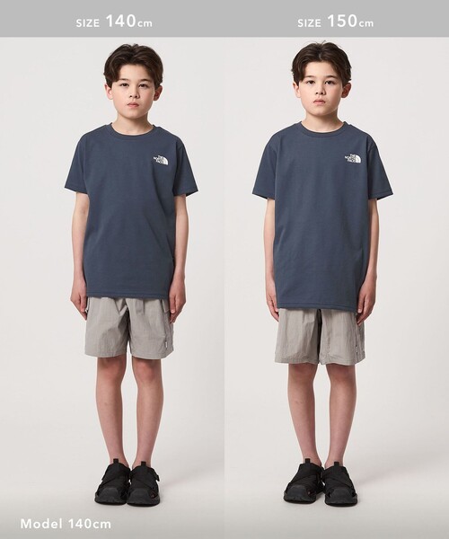 THE NORTH FACE(ザノースフェイス)の「<THE NORTH FACE>バンダナ スクェア ロゴ Tシャツ / キッズ130cm-160cm(Tシャツ/カットソー・キッズ・ホワイト/ブラック/ネイビー・130cm/160cm/150cm/140cm)」の16枚目の写真