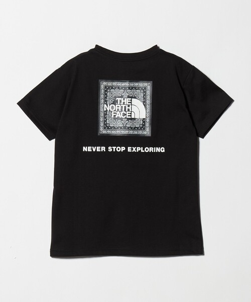 THE NORTH FACE(ザノースフェイス)の「<THE NORTH FACE>バンダナ スクェア ロゴ Tシャツ / キッズ130cm-160cm(Tシャツ/カットソー・キッズ・ホワイト/ブラック/ネイビー・130cm/160cm/150cm/140cm)」の9枚目の写真