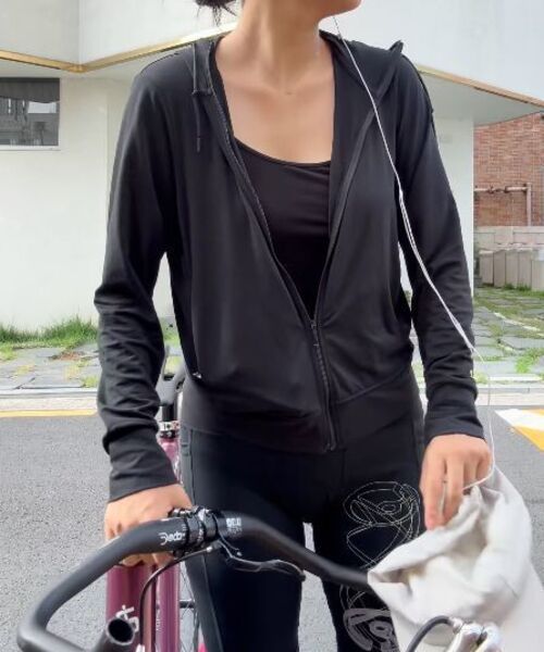 THEWARLD(ザワールド)の「サーキュラーランニングハーフタイツレギンス(ブラック)(その他パンツ・メンズ・その他・1/2/3)」の9枚目の写真