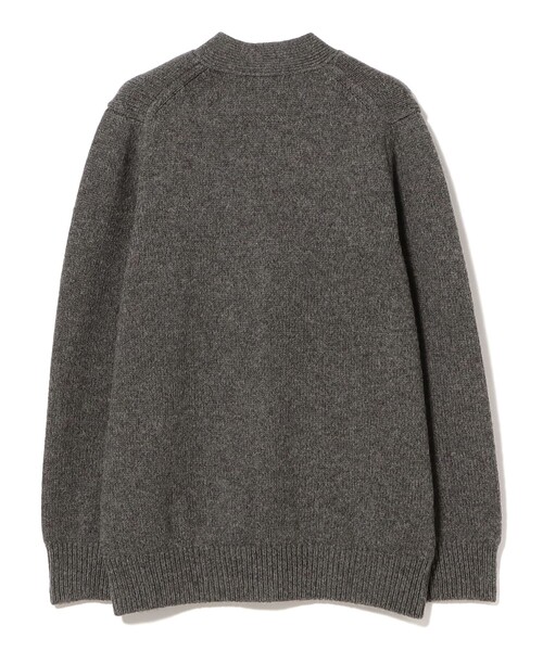 Demi-Luxe BEAMS(デミルクス ビームス)の「【別注】SLOANE × Demi-Luxe BEAMS / 5ゲージ ジーロンラム Vネック カーディガン(ニット/セーター・レディース・チャコールグレー/レッド・2/1)」の10枚目の写真