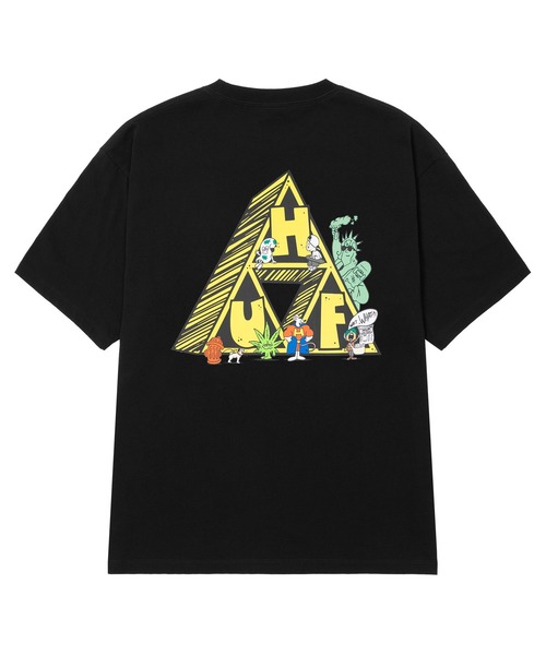 HUF（ハフ）の「【オンラインストア限定】SATURDAY MORNING TT TEE（Tシャツ/カットソー・メンズ・ブラック/ホワイト・XL/L/XXL/S/M）」の3枚目の写真