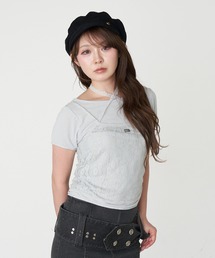 レースキャミセットTシャツ