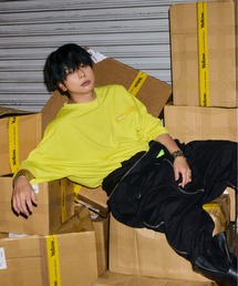 Yellow by TAKAHISA MASUDA(�C�G���[ �o�C �^�J�q�T �}�X�_)�́yYellow by TAKAHISA MASUDA�zHOOK & LOOP - T-SHIRT(T�V���c/�J�b�g�\�[)