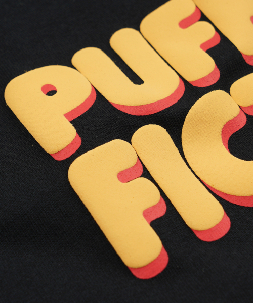 FRIZMWORKS(フリズムワークス)の「PUFF FICTION HALF TEE _ BLACK(Tシャツ/カットソー・メンズ・その他・SMALL/MEDIUM/LARGE/X-LARGE)」の5枚目の写真