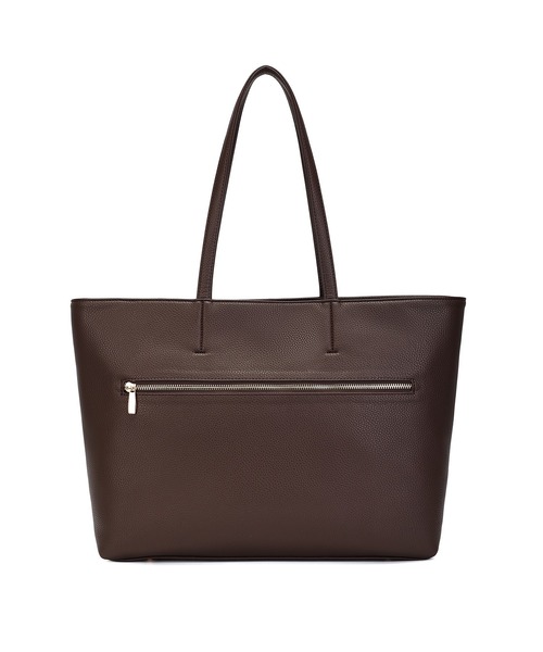style code(スタイルコード)の「ZOZO限定【STYLE CODE/スタイルコード】ユニセックス リクルート、通学、通勤 ラージA4トートバッグ 大容量(ビジネスバッグ・レディース・ブラウン/ブラック・FREE)」の14枚目の写真