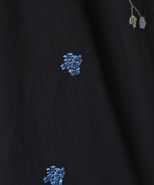 STYLE DELI(スタイルデリ)の「【BLK001】配色刺繍イージーパンツ(その他パンツ・レディース・ブラック・FREE)」の3枚目の写真