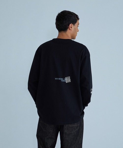 SILAS(サイラス)の「DOT MATRIX L/S TEE(Tシャツ/カットソー・メンズ・ホワイト/ネイビー/ブラック・L/M/XL)」の8枚目の写真