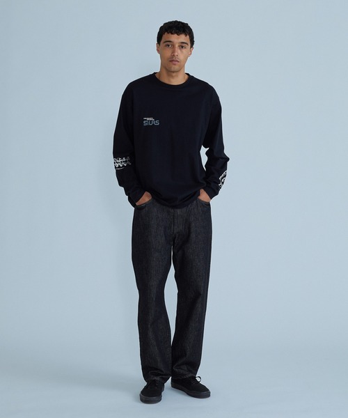 SILAS(サイラス)の「DOT MATRIX L/S TEE(Tシャツ/カットソー・メンズ・ホワイト/ネイビー/ブラック・L/M/XL)」の9枚目の写真