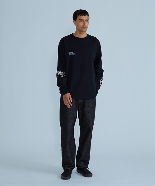 SILAS(サイラス)の「DOT MATRIX L/S TEE(Tシャツ/カットソー・メンズ・ホワイト/ネイビー/ブラック・L/M/XL)」の10枚目の写真