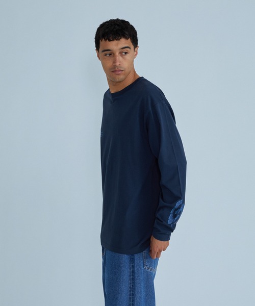 SILAS(サイラス)の「DOT MATRIX L/S TEE(Tシャツ/カットソー・メンズ・ホワイト/ネイビー/ブラック・L/M/XL)」の11枚目の写真
