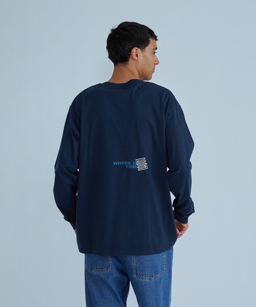 SILAS(サイラス)の「DOT MATRIX L/S TEE(Tシャツ/カットソー・メンズ・ホワイト/ネイビー/ブラック・L/M/XL)」の12枚目の写真