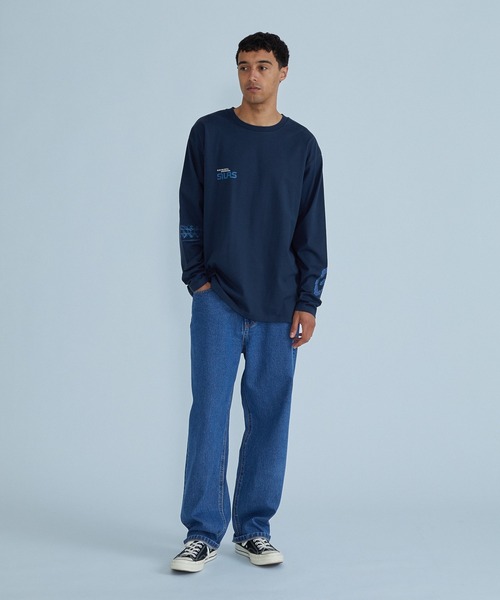 SILAS(サイラス)の「DOT MATRIX L/S TEE(Tシャツ/カットソー・メンズ・ホワイト/ネイビー/ブラック・L/M/XL)」の13枚目の写真