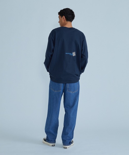 SILAS(サイラス)の「DOT MATRIX L/S TEE(Tシャツ/カットソー・メンズ・ホワイト/ネイビー/ブラック・L/M/XL)」の14枚目の写真