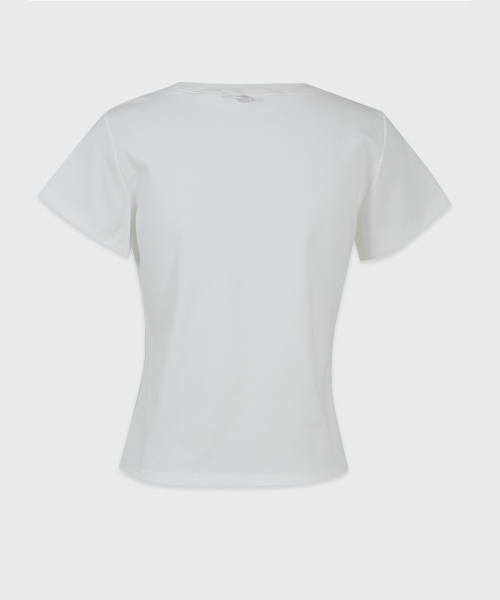 MICANE（ミケーネ）の「アロハ-イエローフラワーTシャツ（Tシャツ/カットソー・レディース・アイボリー・MEDIUM/LARGE/X-LARGE/SMALL）」の8枚目の写真