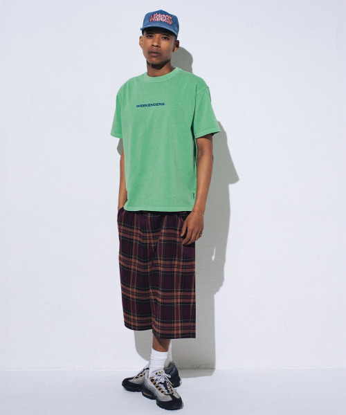 WKNDRS(ウィーキャンドース)の「PLAID EASY SHORTS (BURGUNDY)(その他パンツ・レディース・その他・MEDIUM/LARGE/X-LARGE)」の7枚目の写真