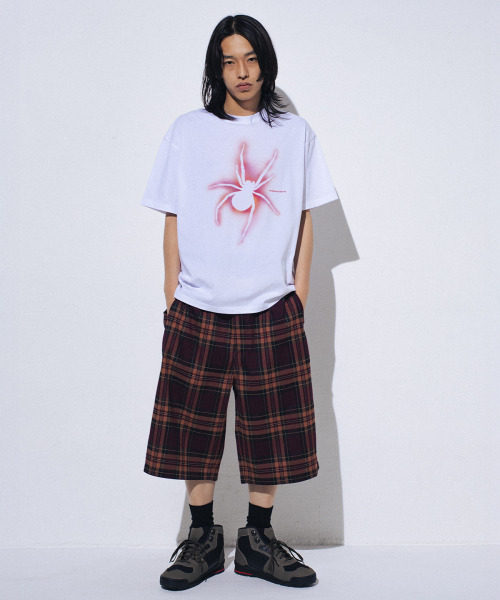 WKNDRS(ウィーキャンドース)の「PLAID EASY SHORTS (BURGUNDY)(その他パンツ・レディース・その他・MEDIUM/LARGE/X-LARGE)」の9枚目の写真