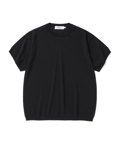 KNITTED(ニッティド)の「シェロン冷感シングルクロップニット_ラウンド5カラー(ニット/セーター・メンズ・チャコール/ネイビー/ブラウン/ライトグレー/ブラック・MEDIUM/LARGE/X-LARGE)」の6枚目の写真