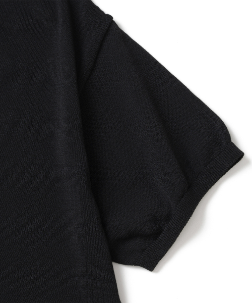 KNITTED(ニッティド)の「シェロン冷感シングルクロップニット_ラウンド5カラー(ニット/セーター・メンズ・チャコール/ネイビー/ブラウン/ライトグレー/ブラック・MEDIUM/LARGE/X-LARGE)」の16枚目の写真