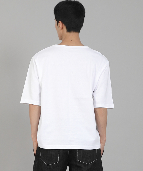 SAINTCREW(セントクルー)の「無地Vネック5部半袖TシャツVHR-895ホワイト(Tシャツ/カットソー・メンズ・その他・MEDIUM/LARGE/X-LARGE/XX-LARGE/XXX-LARGE/XXXX-LARGE)」の14枚目の写真