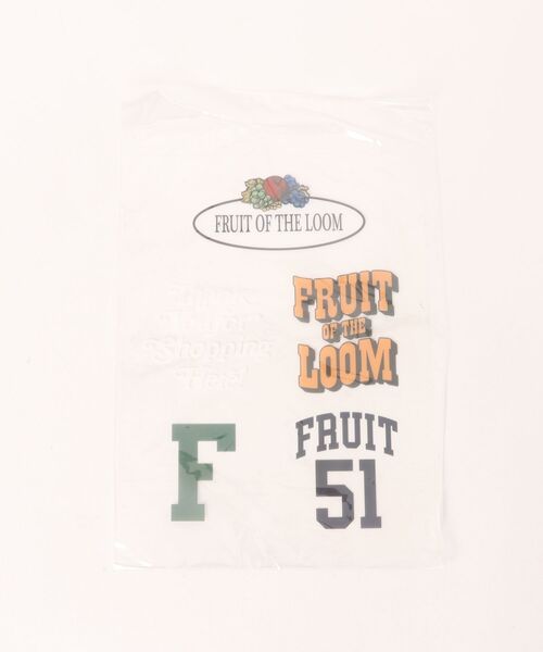 FRUIT OF THE LOOM（フルーツオブザルーム）の「【FRUIT OF THE LOOM】VINYL SHOULDER＆STICKER SEAL SET（トートバッグ・レディース・ブラウン/グリーン/ブラック系その他/オレンジ系その他・FREE）」の6枚目の写真