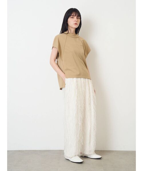 ELENDEEK(エレンディーク)の「フリンジイージタックパンツ(その他パンツ・レディース・ブラック/オフホワイト・2/1)」の15枚目の写真