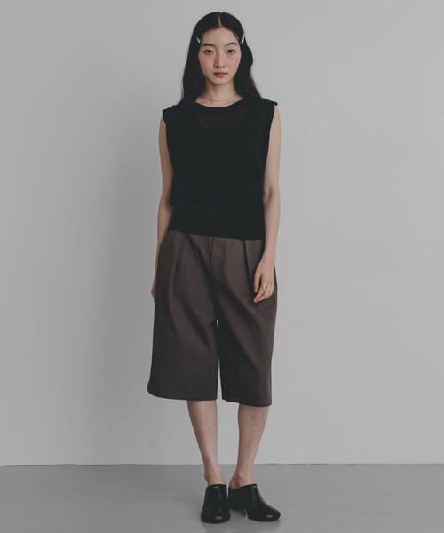 SENSE OF PLACE by URBAN RESEARCH（センスオブプレイスバイアーバンリサーチ）の「『洗濯可』シルクミックスショルダータックセーター（ニット/セーター・レディース・レッド/ブラック/アイボリー・ONE）」の15枚目の写真