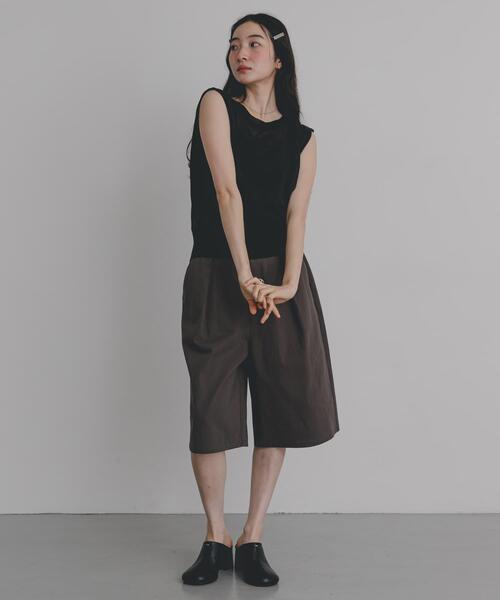 SENSE OF PLACE by URBAN RESEARCH（センスオブプレイスバイアーバンリサーチ）の「『洗濯可』シルクミックスショルダータックセーター（ニット/セーター・レディース・レッド/ブラック/アイボリー・ONE）」の16枚目の写真