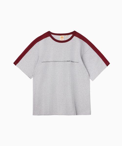 HELLO SUNRISE(ハローサンライズ)の「HS Longboard Tee_L.Gray(Tシャツ/カットソー・レディース・ライトグレー・SMALL/MEDIUM/LARGE)」の2枚目の写真