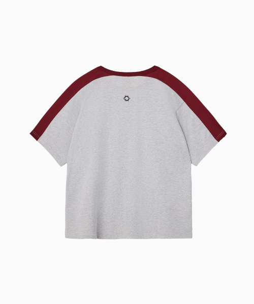 HELLO SUNRISE(ハローサンライズ)の「HS Longboard Tee_L.Gray(Tシャツ/カットソー・レディース・ライトグレー・SMALL/MEDIUM/LARGE)」の3枚目の写真