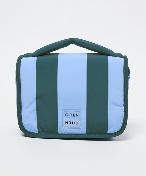 CITEN(シテン)の「<CITEN>トラベルツリサゲポーチストライプ(トラベルグッズ・レディース・イエロー/ライトブルー/ピンク・FREE)」の2枚目の写真