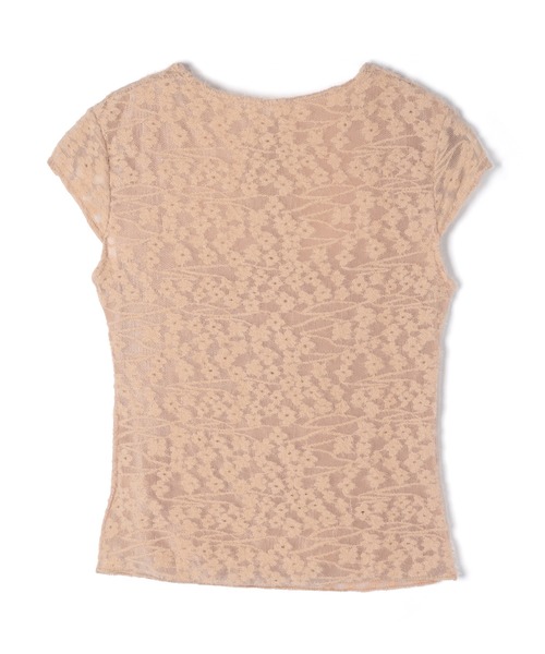 M DOLLY（エムドリー）の「Flower lace evelyn ribbon tops / フラワーレースエヴリンリボントップス（その他トップス・レディース・ベージュ/アイボリー・FREE）」の13枚目の写真