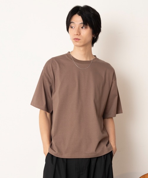 LUCY(ルーシー)の「LUCY/マルチファンクッションルーズT(Tシャツ/カットソー・メンズ・オフホワイト/ブラウン/ブラック・MEDIUM/LARGE)」の17枚目の写真
