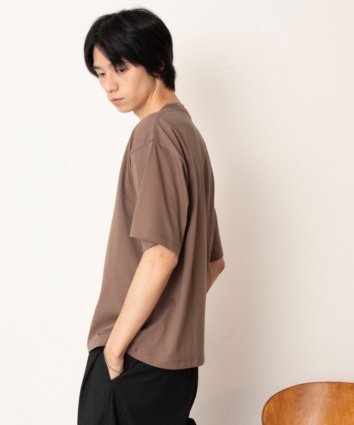 LUCY(ルーシー)の「LUCY/マルチファンクッションルーズT(Tシャツ/カットソー・メンズ・オフホワイト/ブラウン/ブラック・MEDIUM/LARGE)」の18枚目の写真