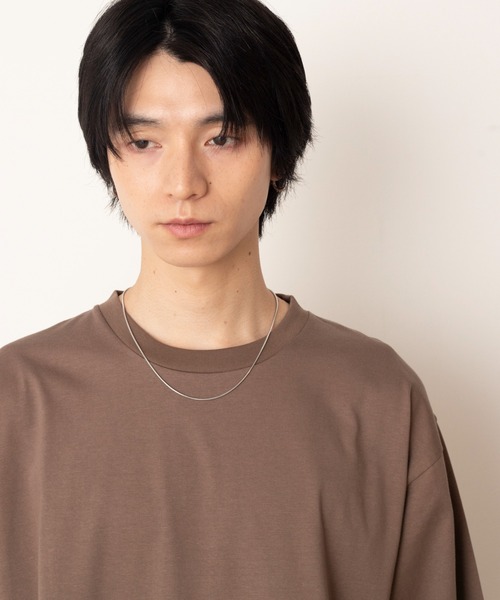 LUCY(ルーシー)の「LUCY/マルチファンクッションルーズT(Tシャツ/カットソー・メンズ・オフホワイト/ブラウン/ブラック・MEDIUM/LARGE)」の8枚目の写真