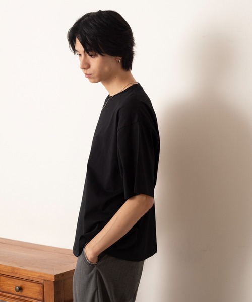 LUCY(ルーシー)の「LUCY/マルチファンクッションルーズT(Tシャツ/カットソー・メンズ・オフホワイト/ブラウン/ブラック・MEDIUM/LARGE)」の14枚目の写真