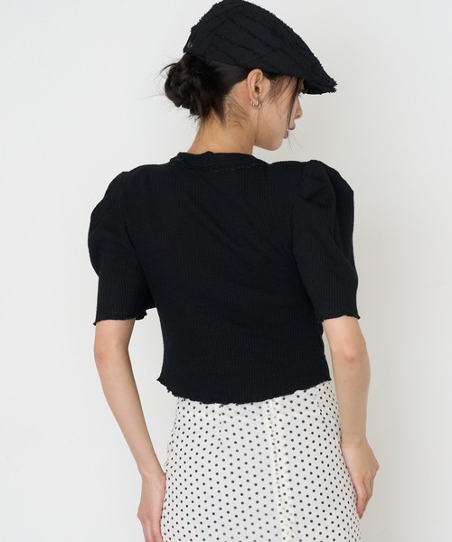 RAY CASSIN(レイカズン)の「【マルチウェイ】Vネックパワショルカーディガン / Tシャツ(Tシャツ/カットソー・レディース・ブラック/グレー/ホワイト・S)」の13枚目の写真