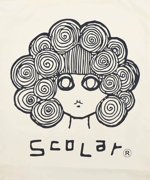 ScoLar(スカラー)の「662446:スカラーちゃん ナップサック(バックパック/リュック・レディース・ブラック/グリーン/レッド/アイボリー/パープル・FREE)」の9枚目の写真