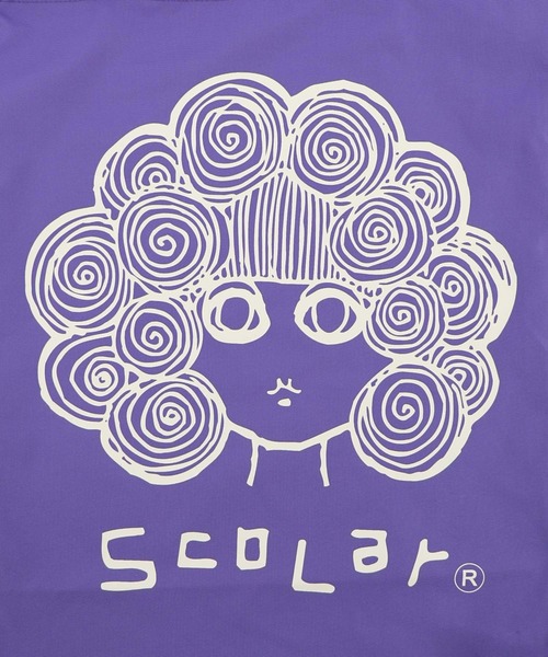 ScoLar(スカラー)の「662446:スカラーちゃん ナップサック(バックパック/リュック・レディース・ブラック/グリーン/レッド/アイボリー/パープル・FREE)」の14枚目の写真