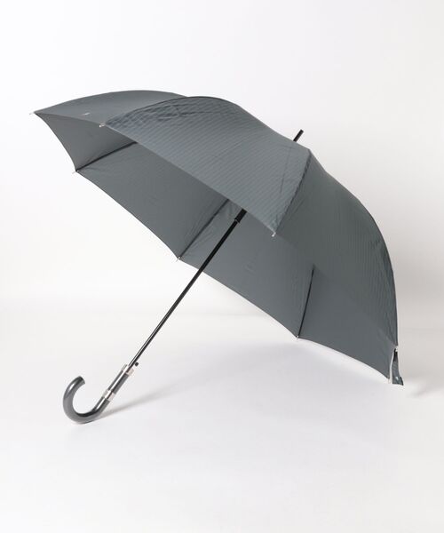 POLO RALPH LAUREN(ポロ ラルフ ローレン)の「長傘 雨傘 大きめ ”ストライプ ポニー 65cm”(長傘・メンズ・ダークブルー/ダークグレー/ブラック・FREE)」の1枚目の写真