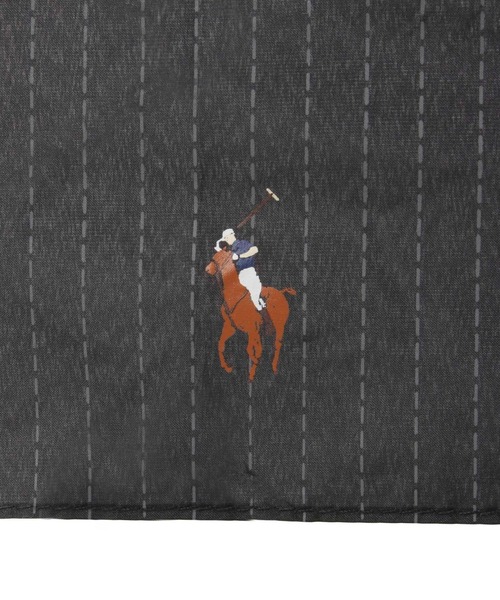POLO RALPH LAUREN(ポロ ラルフ ローレン)の「長傘 雨傘 大きめ ”ストライプ ポニー 65cm”(長傘・メンズ・ダークブルー/ダークグレー/ブラック・FREE)」の5枚目の写真