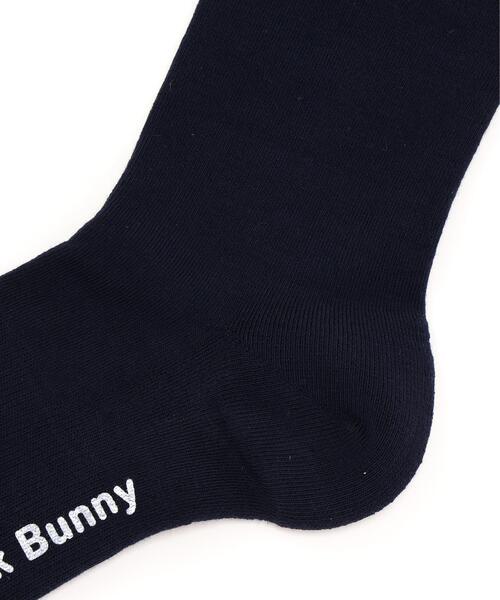 Jack Bunny!!（ジャックバニー）の「【Jack Bunny!!】晩夏用ハイソックス (LADIES)（ソックス/靴下・レディース・ホワイト/ネイビー・FREE）」の4枚目の写真