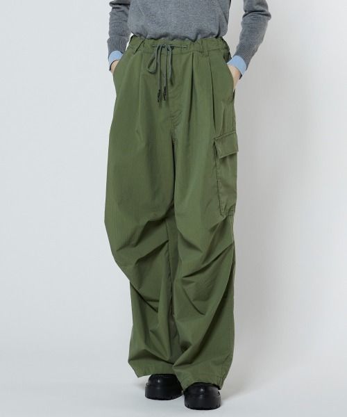 DOUBLE STANDARD CLOTHING(ダブルスタンダードクロージング)の「リップストップカーゴパンツ(カーゴパンツ・レディース・カーキ・36/38)」の3枚目の写真