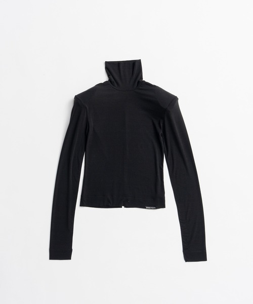 PRANK PROJECT（プランクプロジェクト）の「【2026Autumn Pre-Order】パワショルハイネックトップ / Power Shoulder High-Neck Top（Tシャツ/カットソー・レディース・グレー/グリーン/ブルー/レッド/ブラック/ホワイト・FREE）」の2枚目の写真