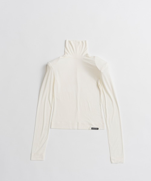 PRANK PROJECT（プランクプロジェクト）の「【2026Autumn Pre-Order】パワショルハイネックトップ / Power Shoulder High-Neck Top（Tシャツ/カットソー・レディース・グレー/グリーン/ブルー/レッド/ブラック/ホワイト・FREE）」の10枚目の写真