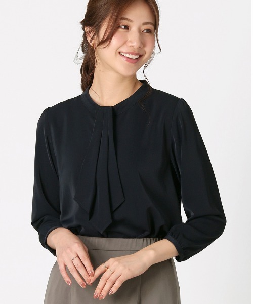 2WAYマルチブラウス＜9分袖＞（シャツ/ブラウス）｜AOYAMA（アオヤマ