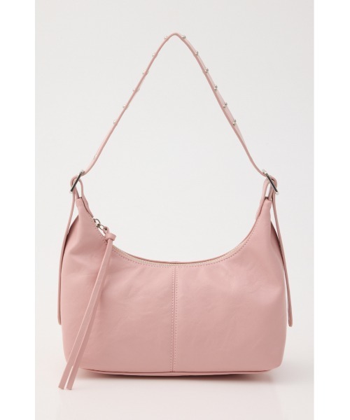 MOUSSY(マウジー)の「【26年AW新作】STUDS HANDLE バッグ(ショルダーバッグ・レディース・ブラック/ブラウン/ピンク・FREE)」の1枚目の写真