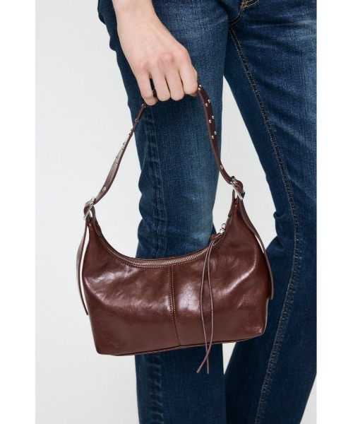 MOUSSY(マウジー)の「【26年AW新作】STUDS HANDLE バッグ(ショルダーバッグ・レディース・ブラック/ブラウン/ピンク・FREE)」の4枚目の写真